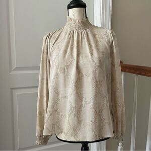 Banana Republic Snakeskin Blouse